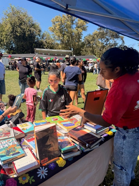 Community at an indoor book festival